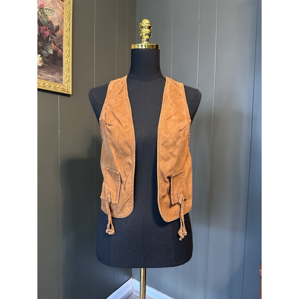 Vintage Brown Suede ? Cowboy Western Vest XS/S